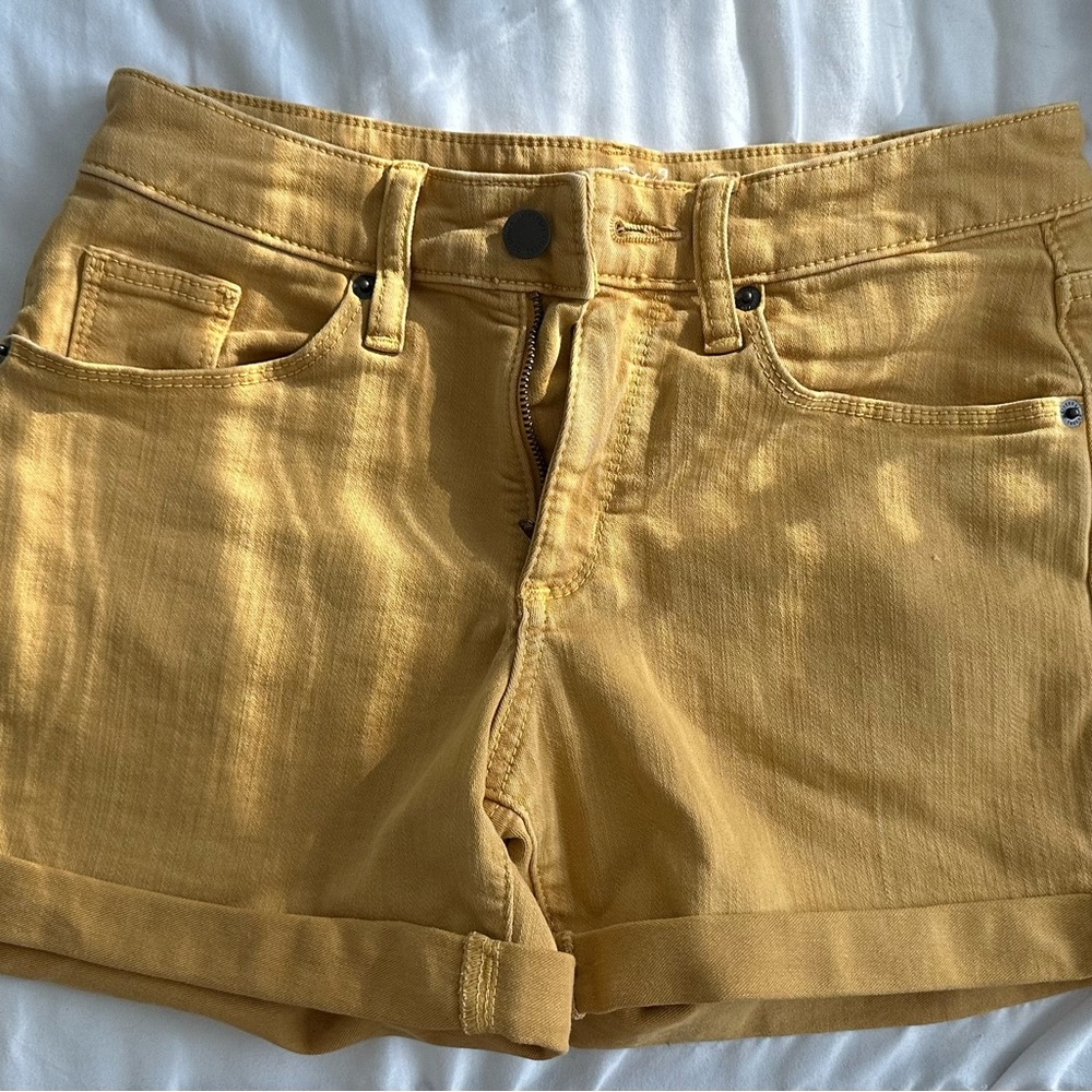 Yellow Target Shorts